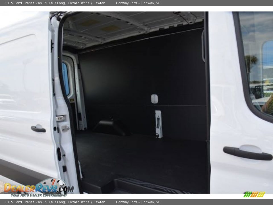 2015 Ford Transit Van 150 MR Long Oxford White / Pewter Photo #22
