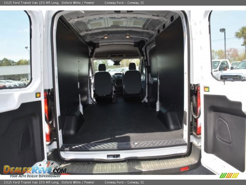 2015 Ford Transit Van 150 MR Long Oxford White / Pewter Photo #23