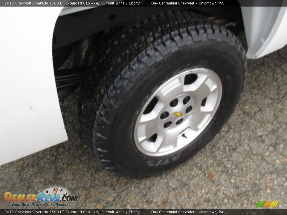 2013 Chevrolet Silverado 1500 LT Extended Cab 4x4 Summit White / Ebony Photo #10