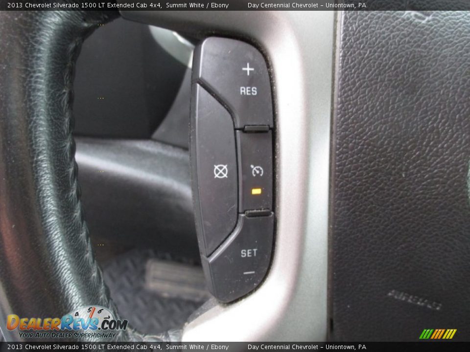 2013 Chevrolet Silverado 1500 LT Extended Cab 4x4 Summit White / Ebony Photo #36