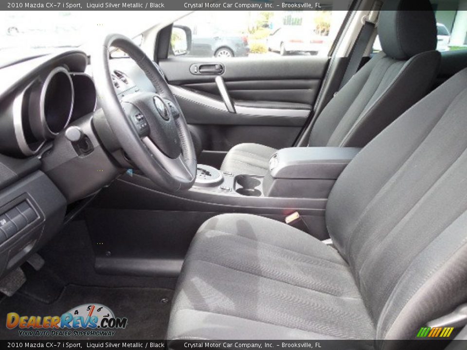 2010 Mazda CX-7 i Sport Liquid Silver Metallic / Black Photo #4