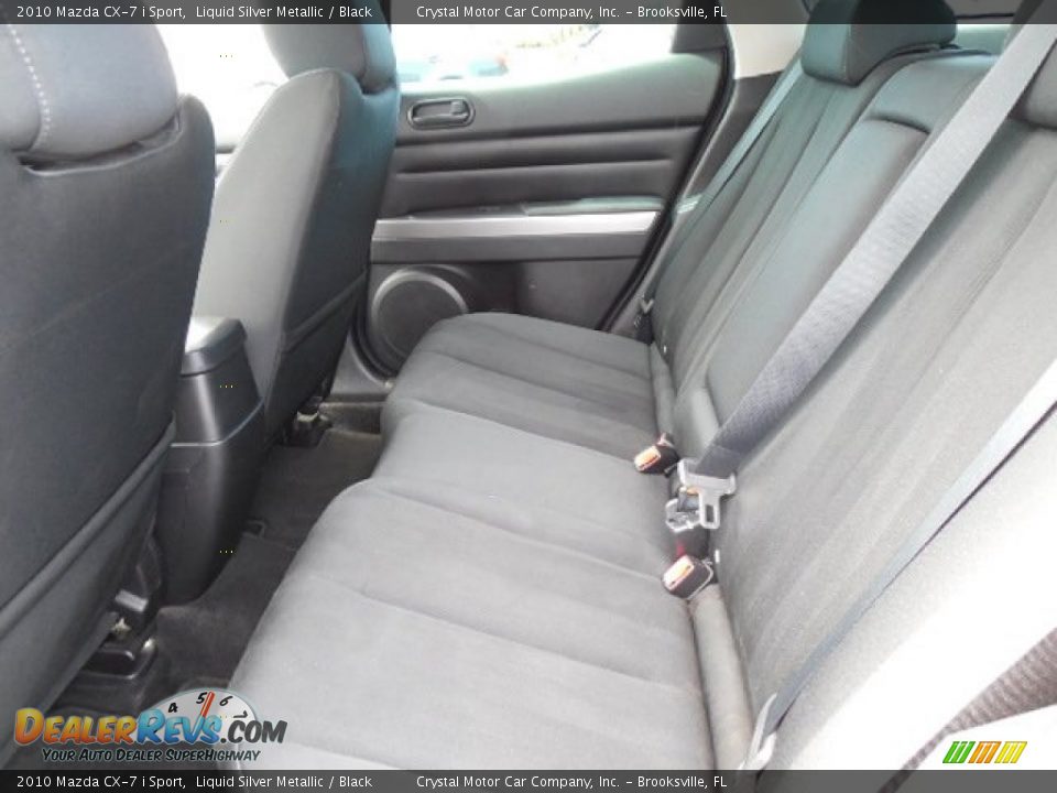 2010 Mazda CX-7 i Sport Liquid Silver Metallic / Black Photo #5