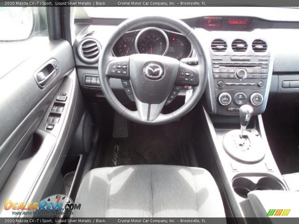 2010 Mazda CX-7 i Sport Liquid Silver Metallic / Black Photo #6