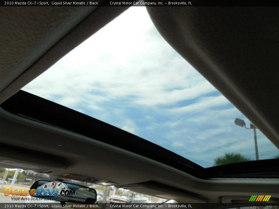 2010 Mazda CX-7 i Sport Liquid Silver Metallic / Black Photo #7