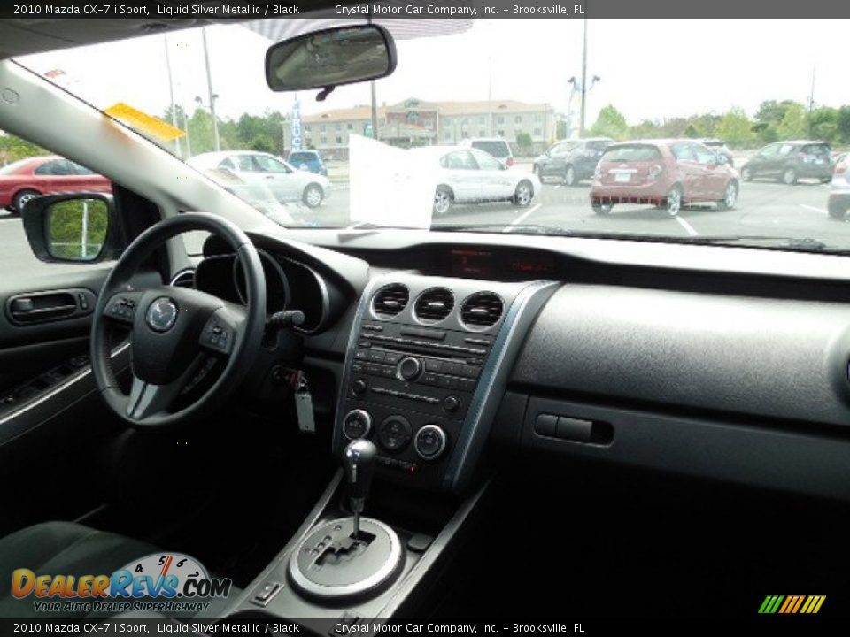 2010 Mazda CX-7 i Sport Liquid Silver Metallic / Black Photo #13