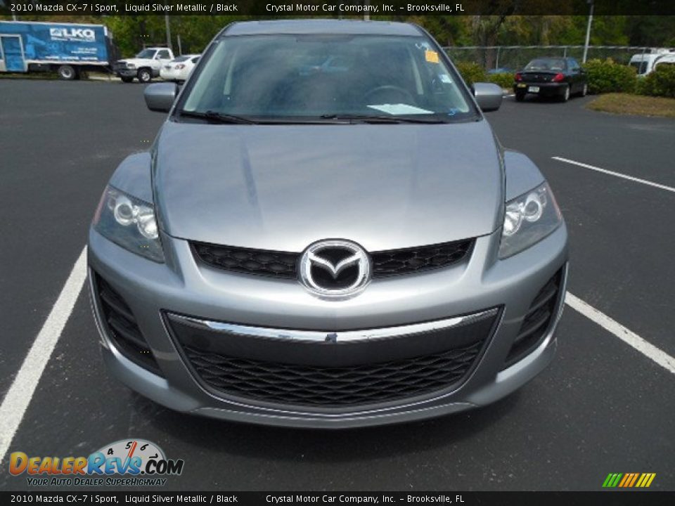 2010 Mazda CX-7 i Sport Liquid Silver Metallic / Black Photo #15