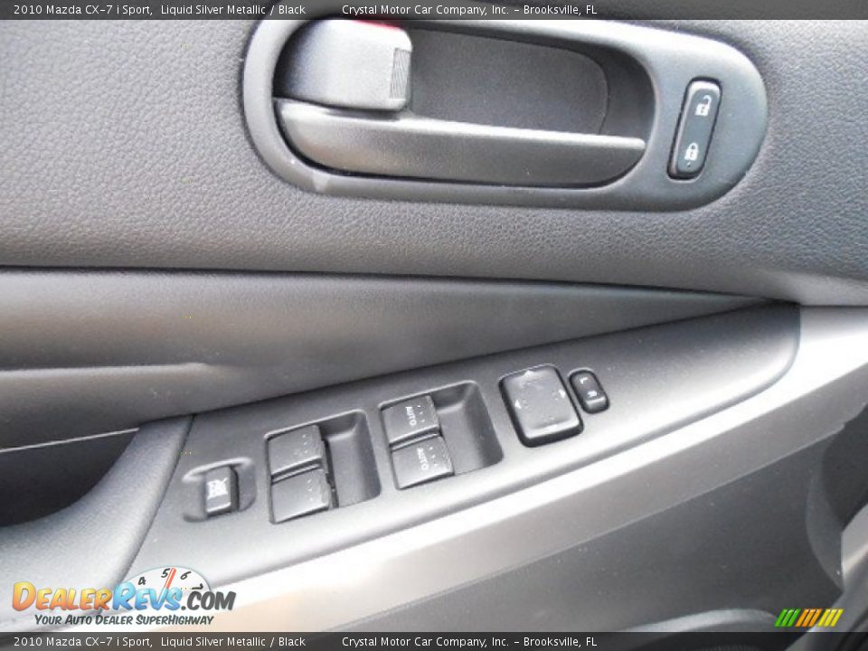 2010 Mazda CX-7 i Sport Liquid Silver Metallic / Black Photo #17