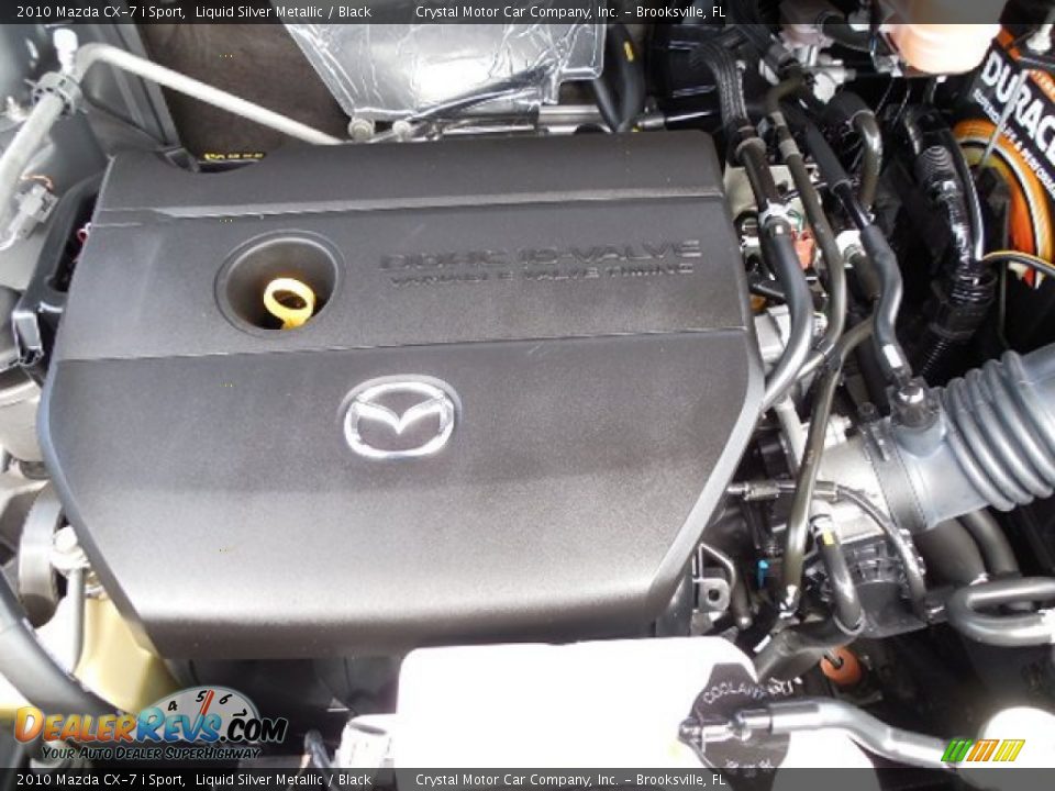 2010 Mazda CX-7 i Sport Liquid Silver Metallic / Black Photo #18