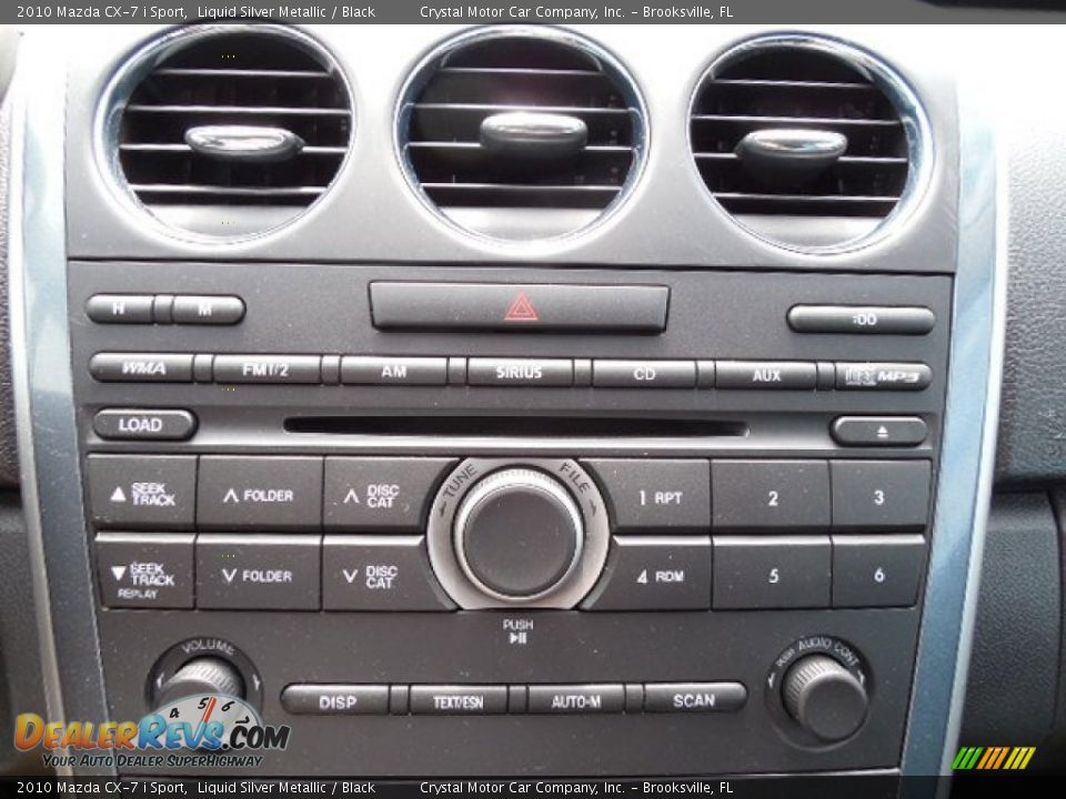 2010 Mazda CX-7 i Sport Liquid Silver Metallic / Black Photo #22