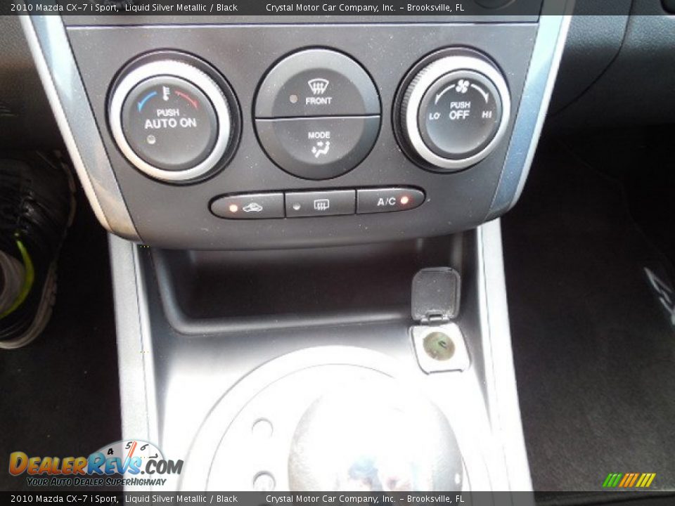 2010 Mazda CX-7 i Sport Liquid Silver Metallic / Black Photo #23