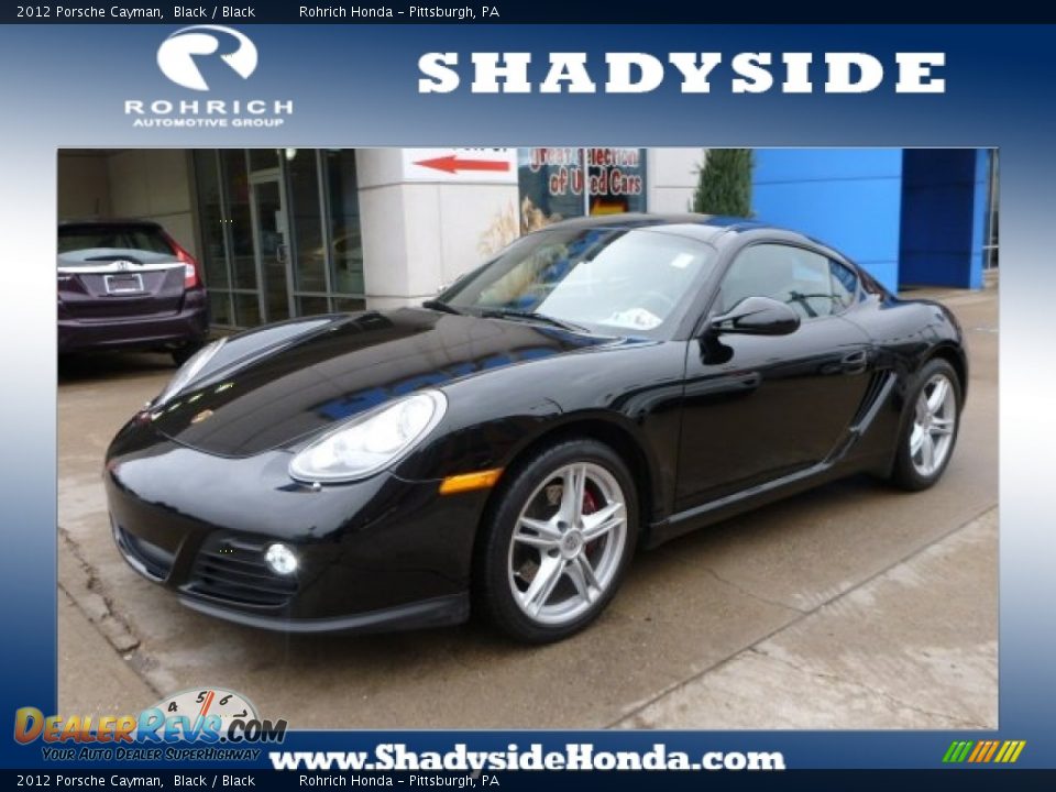 2012 Porsche Cayman Black / Black Photo #1