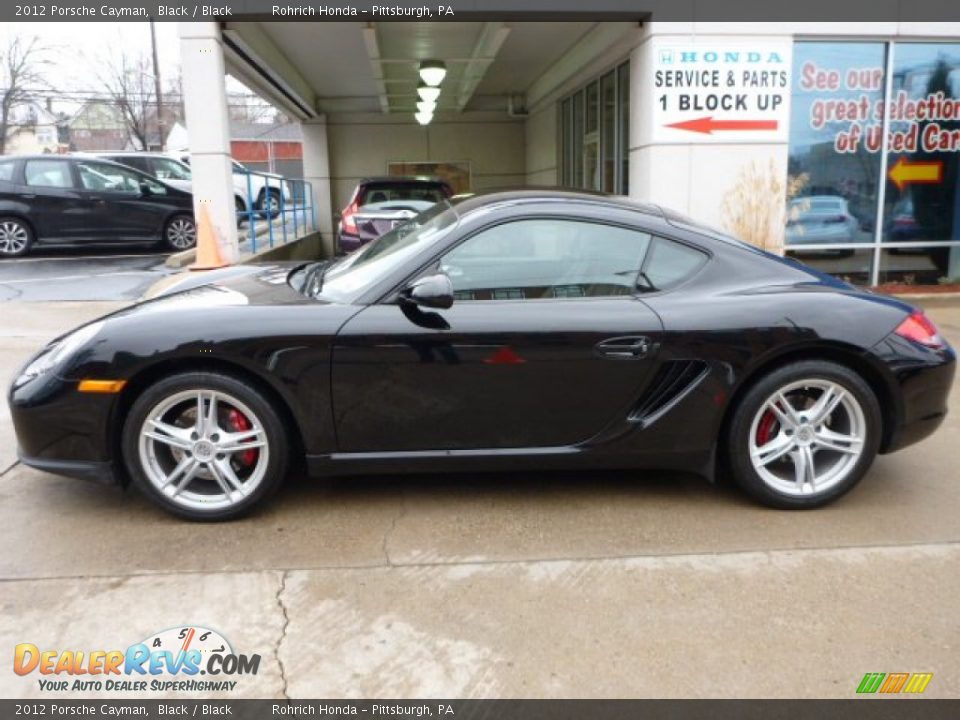 2012 Porsche Cayman Black / Black Photo #2