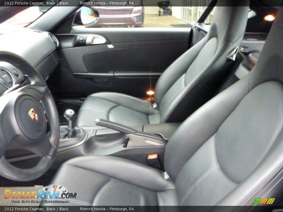 2012 Porsche Cayman Black / Black Photo #4