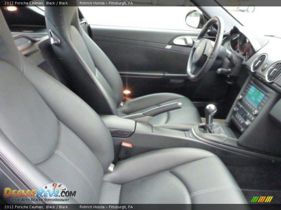 2012 Porsche Cayman Black / Black Photo #5
