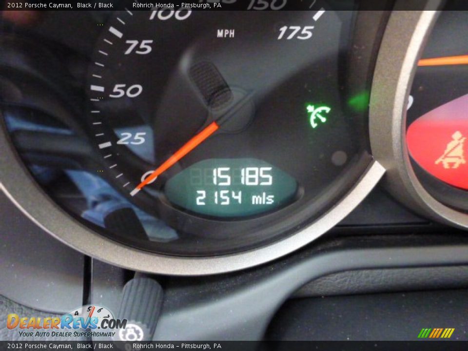2012 Porsche Cayman Black / Black Photo #9
