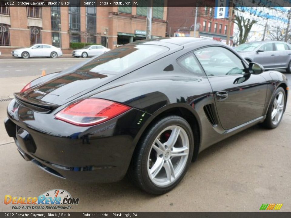 2012 Porsche Cayman Black / Black Photo #12