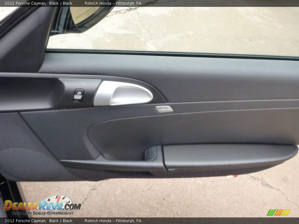 2012 Porsche Cayman Black / Black Photo #14