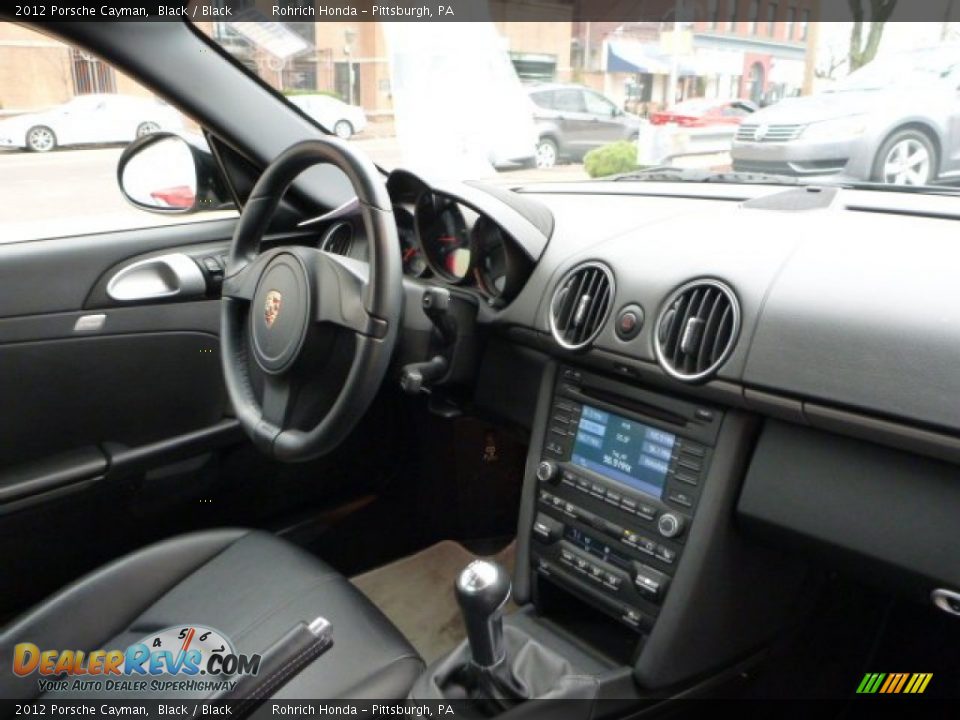 2012 Porsche Cayman Black / Black Photo #15