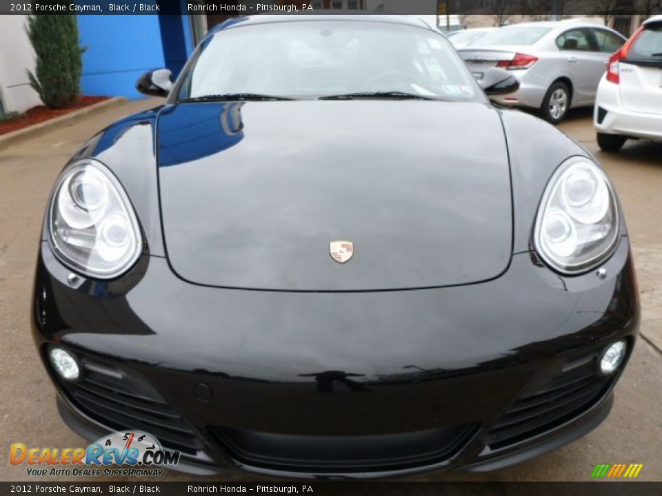 2012 Porsche Cayman Black / Black Photo #16