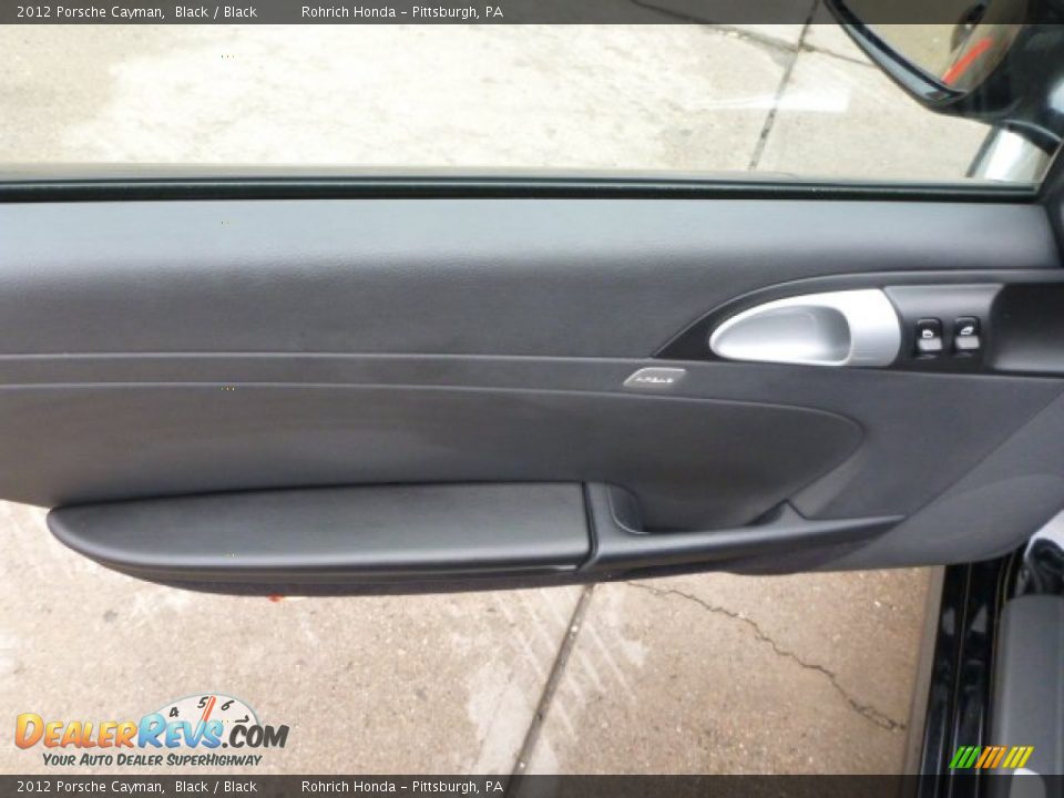 2012 Porsche Cayman Black / Black Photo #18