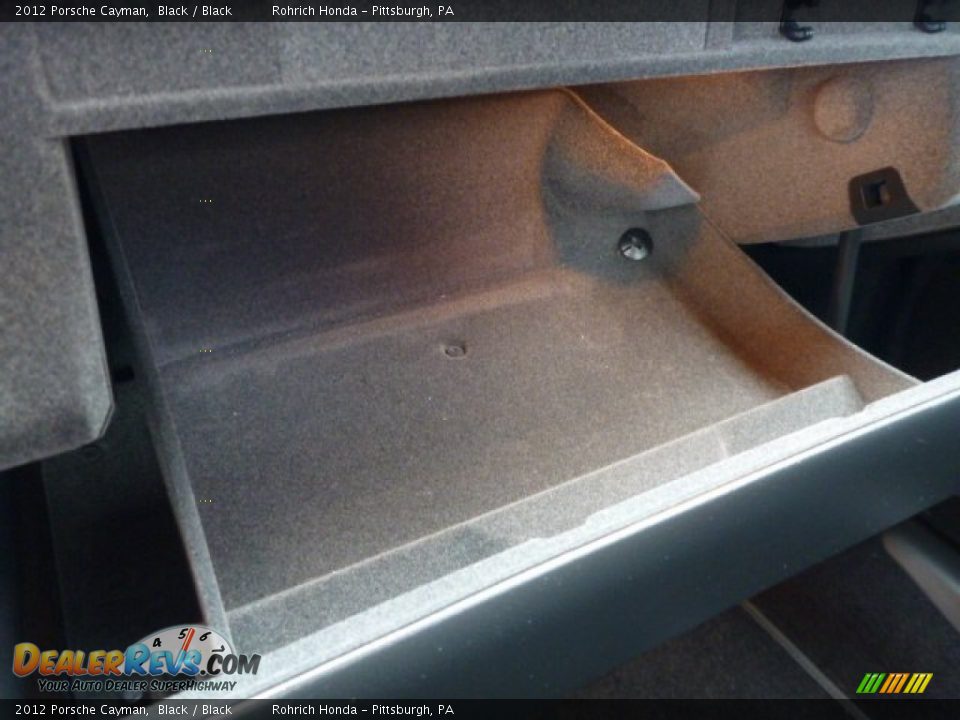 2012 Porsche Cayman Black / Black Photo #24