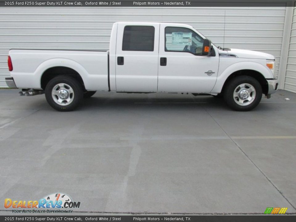 2015 Ford F250 Super Duty XLT Crew Cab Oxford White / Steel Photo #3