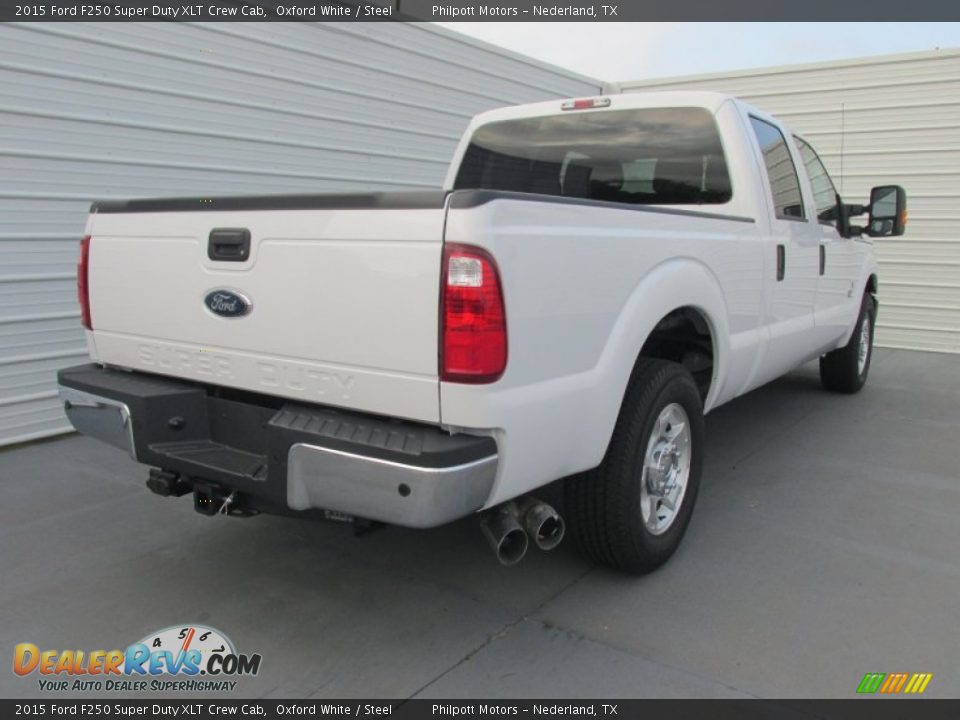 2015 Ford F250 Super Duty XLT Crew Cab Oxford White / Steel Photo #4