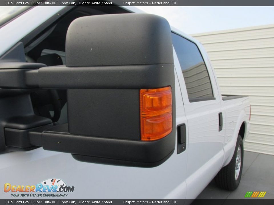 2015 Ford F250 Super Duty XLT Crew Cab Oxford White / Steel Photo #12