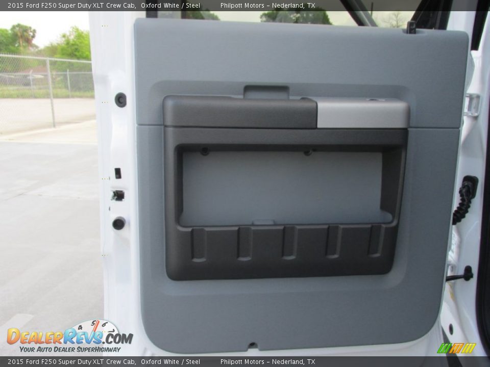 2015 Ford F250 Super Duty XLT Crew Cab Oxford White / Steel Photo #18