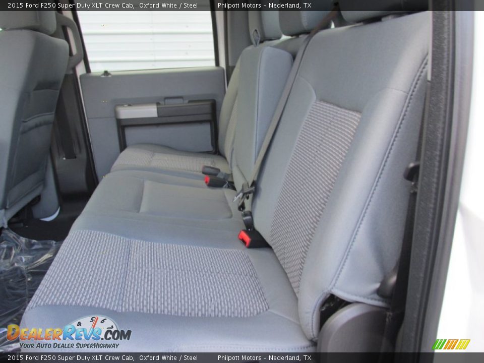 2015 Ford F250 Super Duty XLT Crew Cab Oxford White / Steel Photo #19
