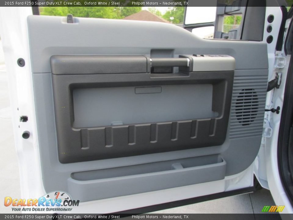 2015 Ford F250 Super Duty XLT Crew Cab Oxford White / Steel Photo #20