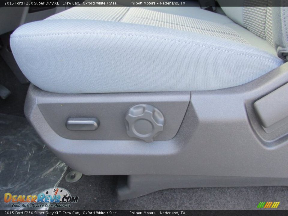 2015 Ford F250 Super Duty XLT Crew Cab Oxford White / Steel Photo #23