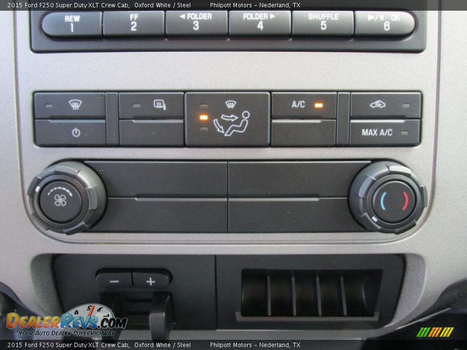 2015 Ford F250 Super Duty XLT Crew Cab Oxford White / Steel Photo #27