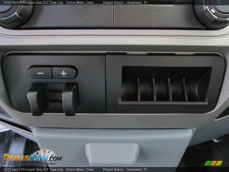 2015 Ford F250 Super Duty XLT Crew Cab Oxford White / Steel Photo #28