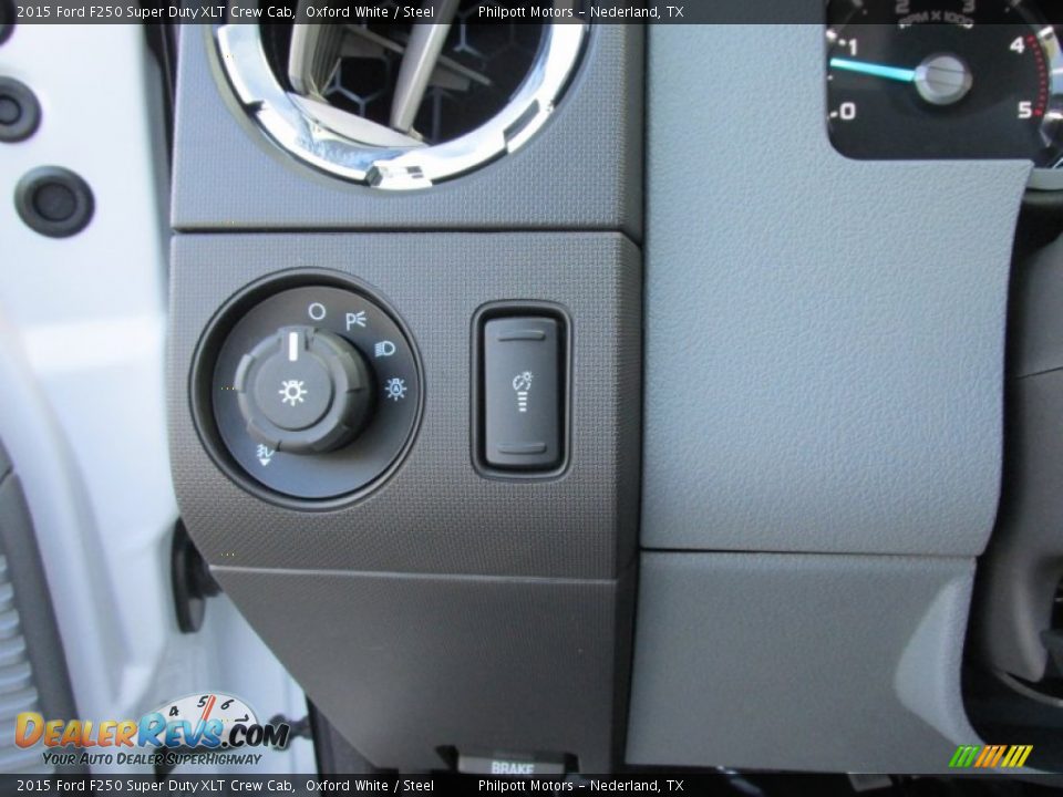 2015 Ford F250 Super Duty XLT Crew Cab Oxford White / Steel Photo #34