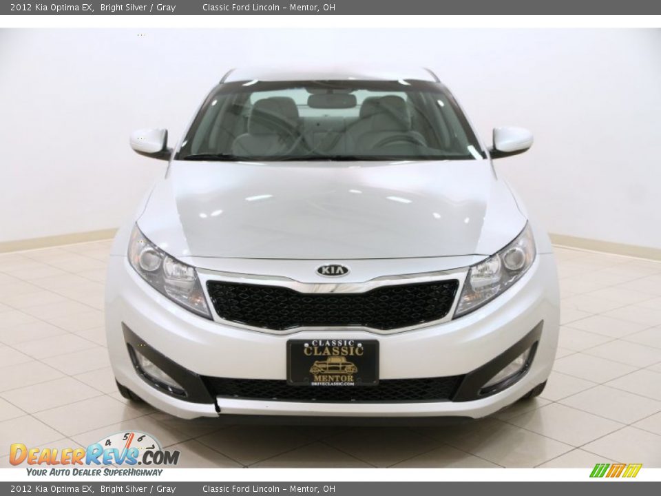 2012 Kia Optima EX Bright Silver / Gray Photo #2