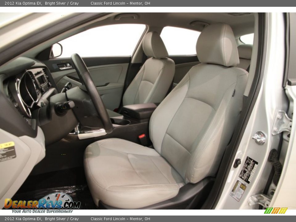 2012 Kia Optima EX Bright Silver / Gray Photo #5