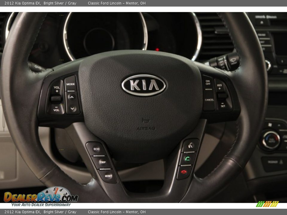 2012 Kia Optima EX Bright Silver / Gray Photo #6