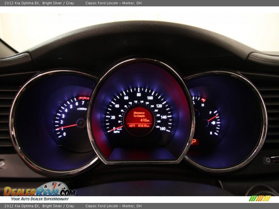 2012 Kia Optima EX Bright Silver / Gray Photo #7