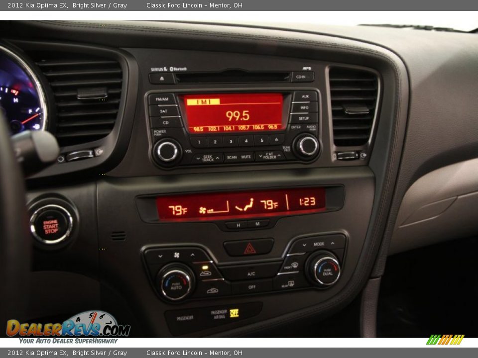 2012 Kia Optima EX Bright Silver / Gray Photo #9