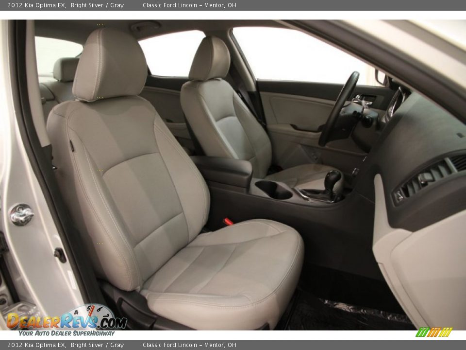 2012 Kia Optima EX Bright Silver / Gray Photo #11