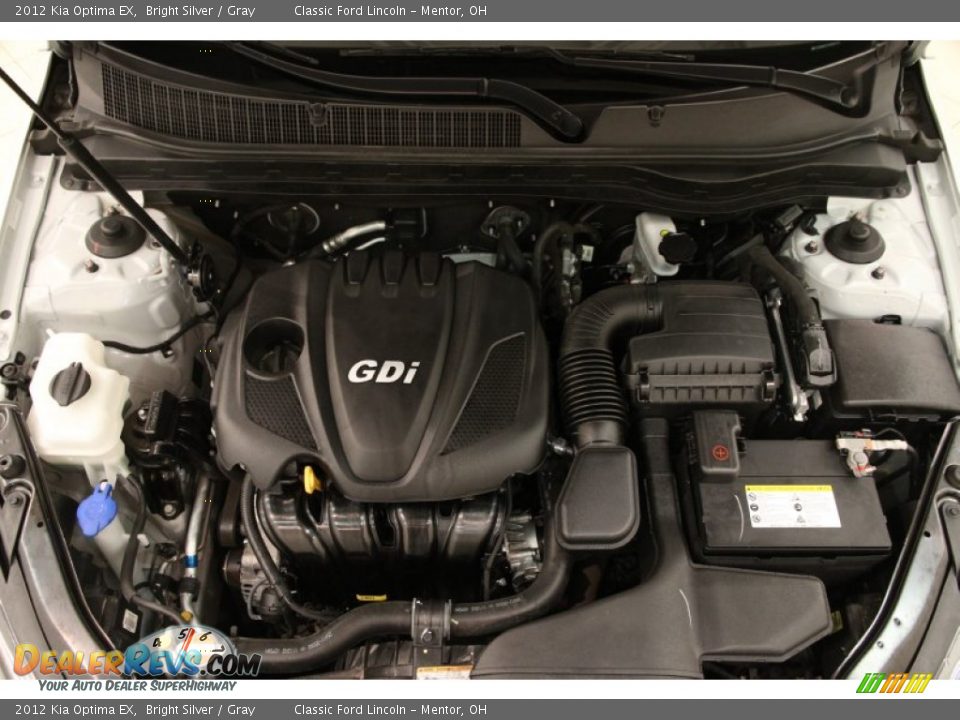 2012 Kia Optima EX Bright Silver / Gray Photo #14