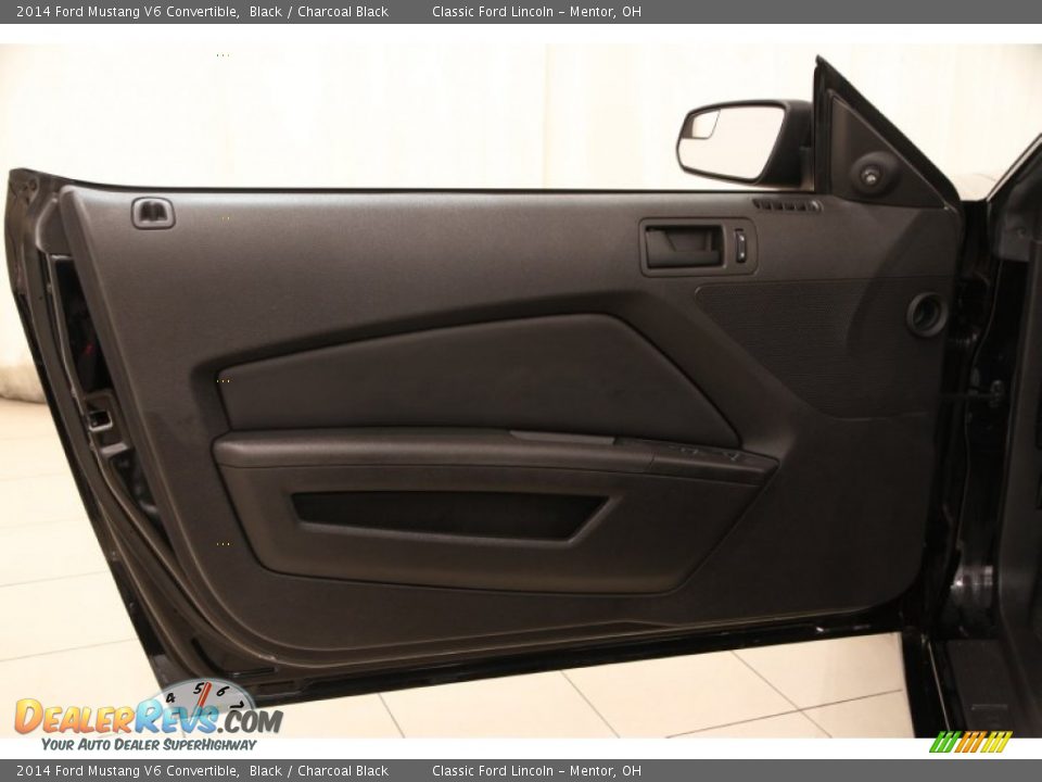 2014 Ford Mustang V6 Convertible Black / Charcoal Black Photo #5
