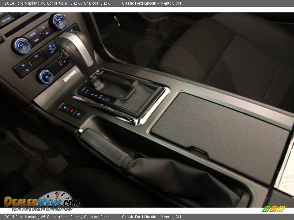 2014 Ford Mustang V6 Convertible Black / Charcoal Black Photo #11
