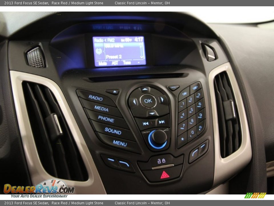 2013 Ford Focus SE Sedan Race Red / Medium Light Stone Photo #8