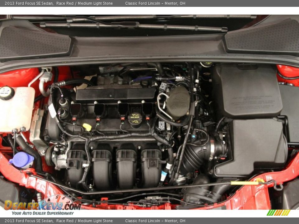 2013 Ford Focus SE Sedan Race Red / Medium Light Stone Photo #13