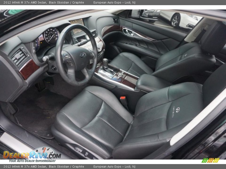 Graphite Interior - 2012 Infiniti M 37x AWD Sedan Photo #5