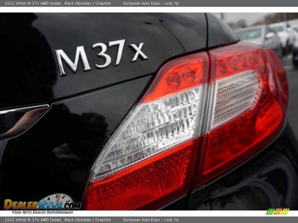 2012 Infiniti M 37x AWD Sedan Black Obsidian / Graphite Photo #19