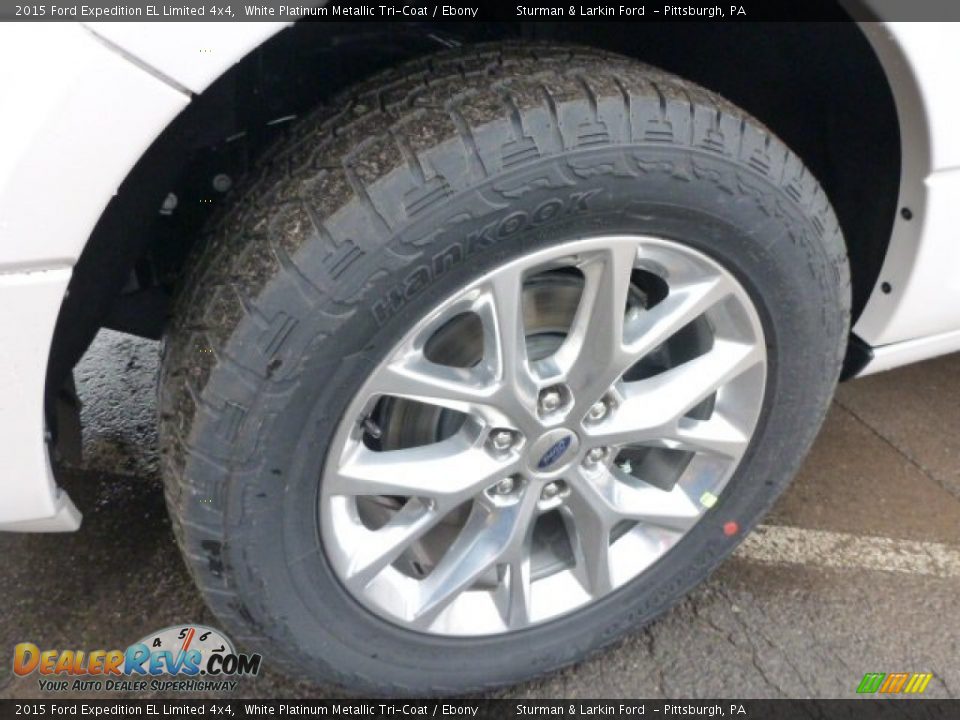 2015 Ford Expedition EL Limited 4x4 White Platinum Metallic Tri-Coat / Ebony Photo #7