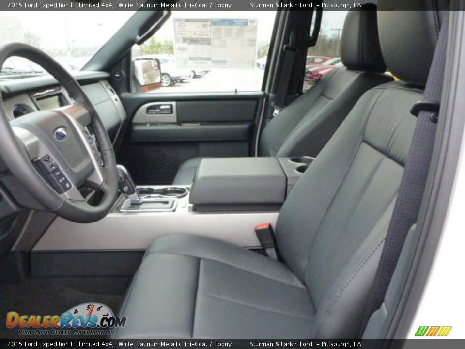 2015 Ford Expedition EL Limited 4x4 White Platinum Metallic Tri-Coat / Ebony Photo #8